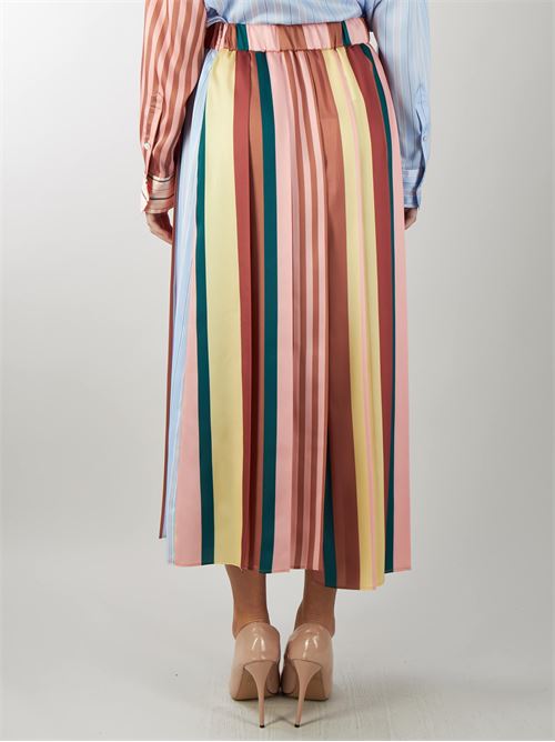 Printed twill pleated skirt Max Mara Weekend MAX MARA WEEKEND | Skirt | FAGUS1